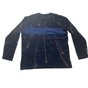 Ralph Lauren Polo Shirt Men Large Blue Pony Long Sleeve Outdoor Casual